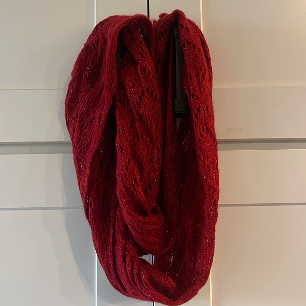 💵Sparkle red infinity scarf